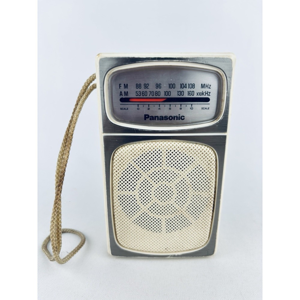 Vintage Panasonic RF-504 Transistor AM-FM Radio - Tested Working